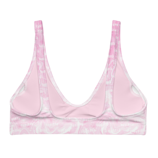 Pink Matter Plunge Bikini Top