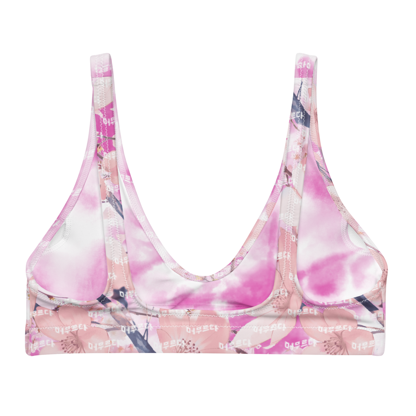 Cherry Blossom Plunge Bikini Top