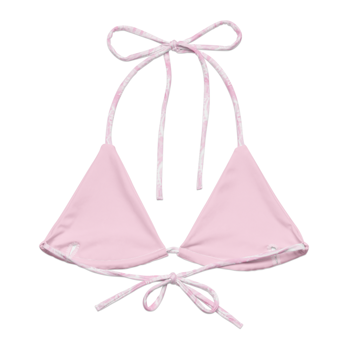 Pink Matter String Bikini Top