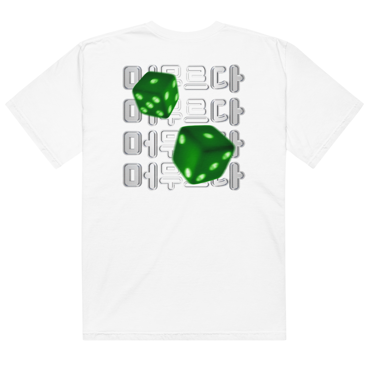 Green Dice Tee 녹색 주사위