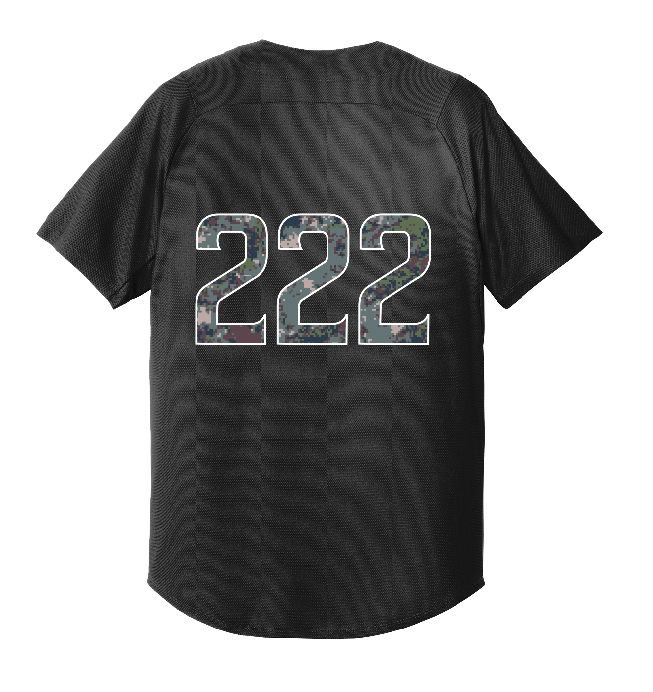 New Era® STAY Camo Jersey BLACK