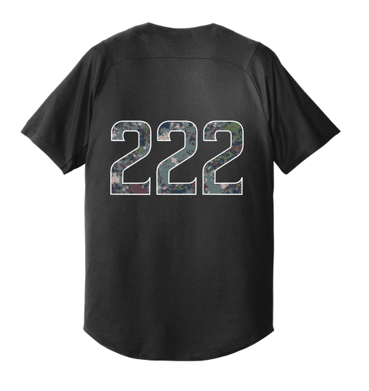 New Era® STAY Camo Jersey BLACK