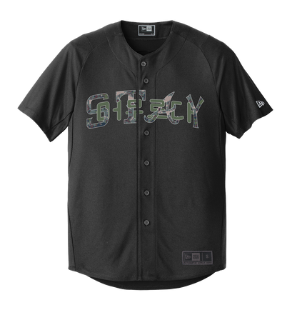 New Era® STAY Camo Jersey BLACK