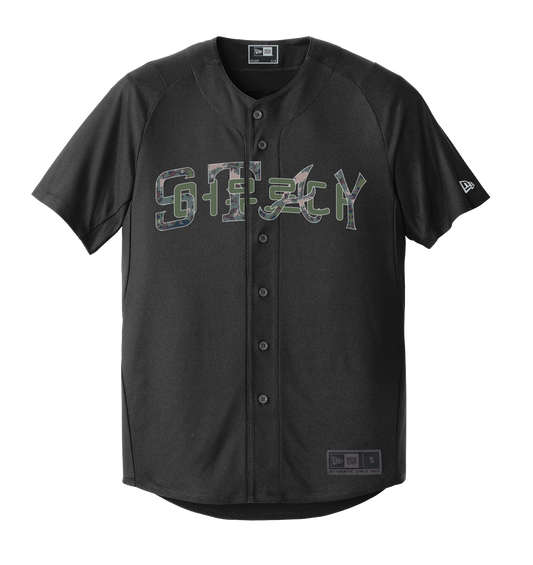 New Era® STAY Camo Jersey BLACK