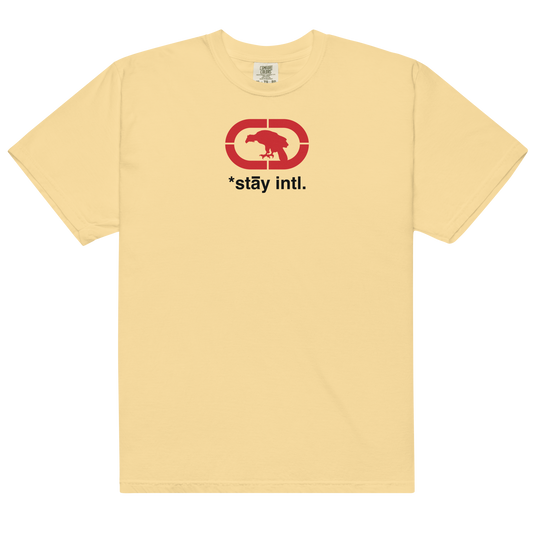 Endangered *stāy Tee red/black print